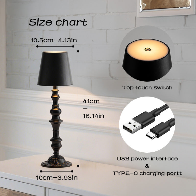 Modern USB Table Lamp with Touch Control
