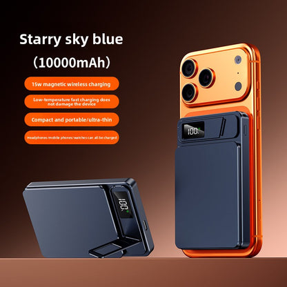 Tik Cross-Border Magsafe Magnetic Wireless Fast Charging Power Bank 10000 Mah Ultra-Thin Mobile Power Supply Wholesale
