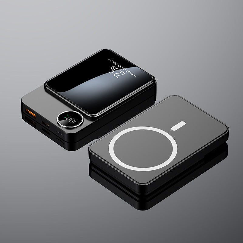Tik Cross-Border Magsafe Magnetic Wireless Fast Charging Power Bank 10000 Mah Ultra-Thin Mobile Power Supply Wholesale