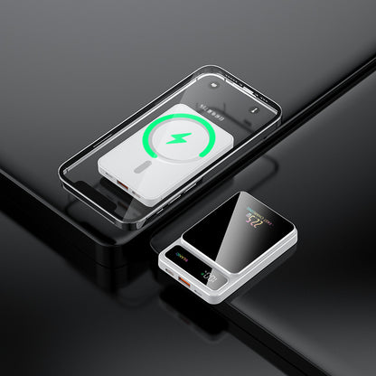 Tik Cross-Border Magsafe Magnetic Wireless Fast Charging Power Bank 10000 Mah Ultra-Thin Mobile Power Supply Wholesale