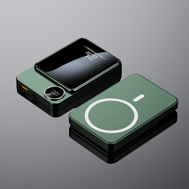 Tik Cross-Border Magsafe Magnetic Wireless Fast Charging Power Bank 10000 Mah Ultra-Thin Mobile Power Supply Wholesale