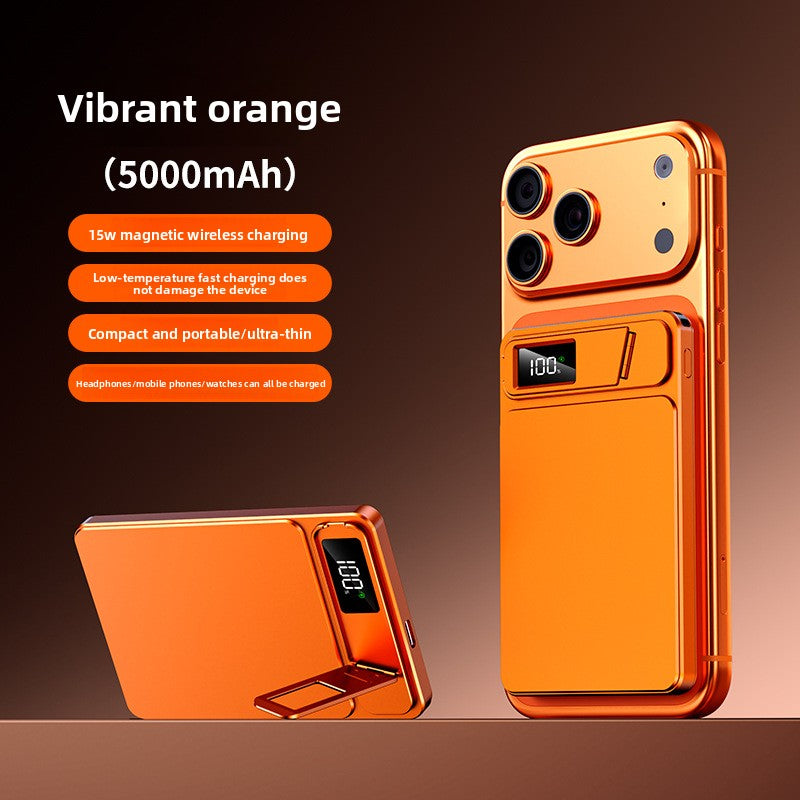 Tik Cross-Border Magsafe Magnetic Wireless Fast Charging Power Bank 10000 Mah Ultra-Thin Mobile Power Supply Wholesale