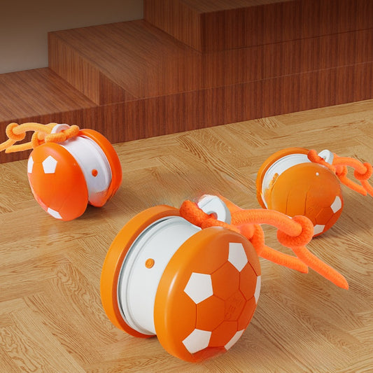 Bite Resistant Cat Toy Ball with Rope