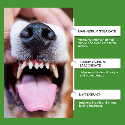 Dog Teeth Cleaning Powder with Measuring Spoon