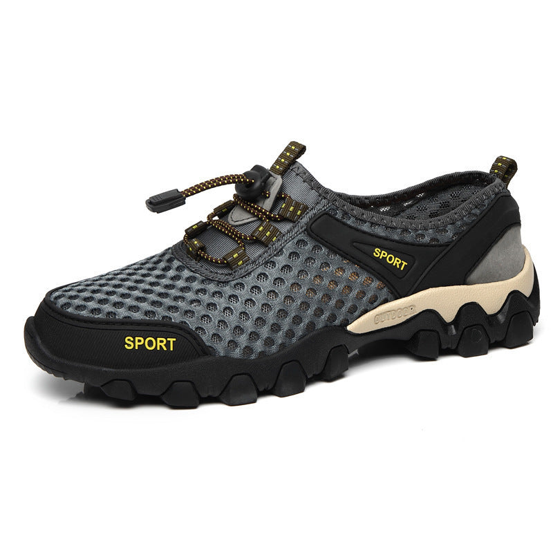 Men's Summer Lightweight Breathable Mesh Hiking Wading Shoes