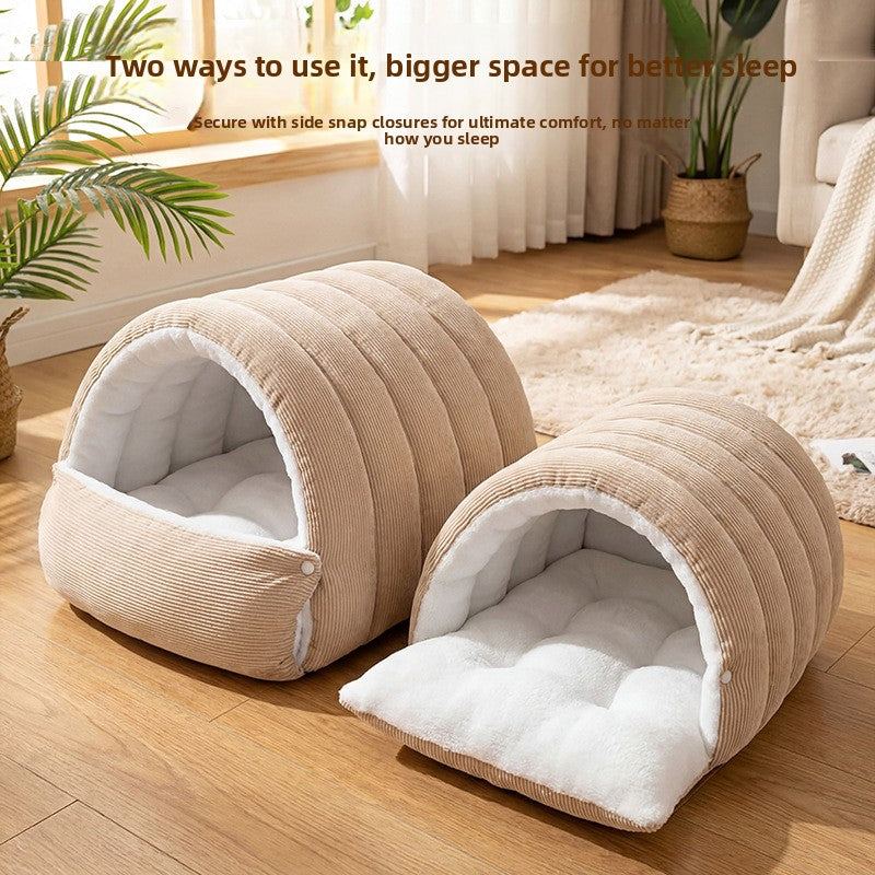 Washable Cat Bed for Pets