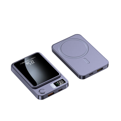 Tik Cross-Border Magsafe Magnetic Wireless Fast Charging Power Bank 10000 Mah Ultra-Thin Mobile Power Supply Wholesale