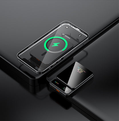 Tik Cross-Border Magsafe Magnetic Wireless Fast Charging Power Bank 10000 Mah Ultra-Thin Mobile Power Supply Wholesale