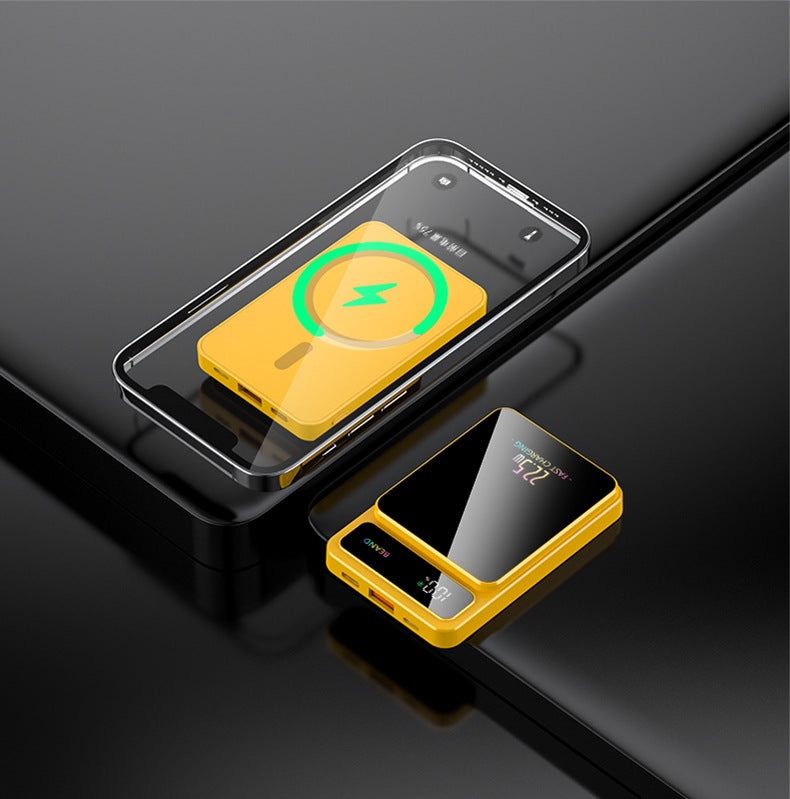 Tik Cross-Border Magsafe Magnetic Wireless Fast Charging Power Bank 10000 Mah Ultra-Thin Mobile Power Supply Wholesale
