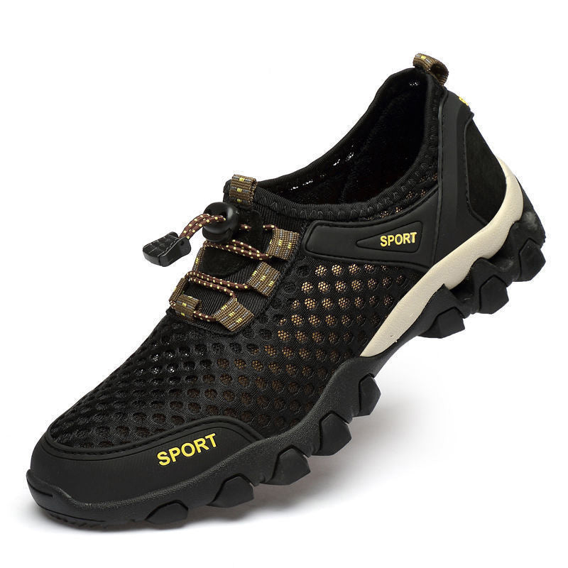 Men's Summer Lightweight Breathable Mesh Hiking Wading Shoes