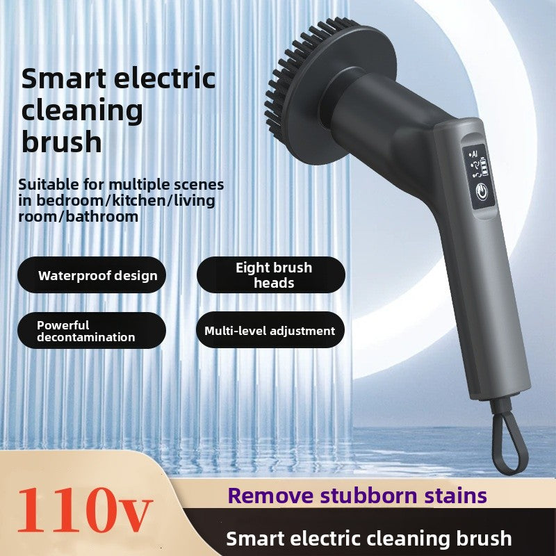 Multifunctional Electric Cleaning Brush with 8 Brush Heads
