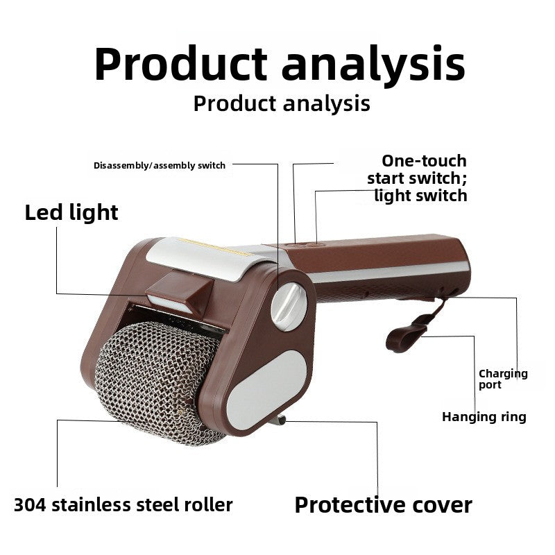 Electric Stainless Steel Grill Cleaning Brush