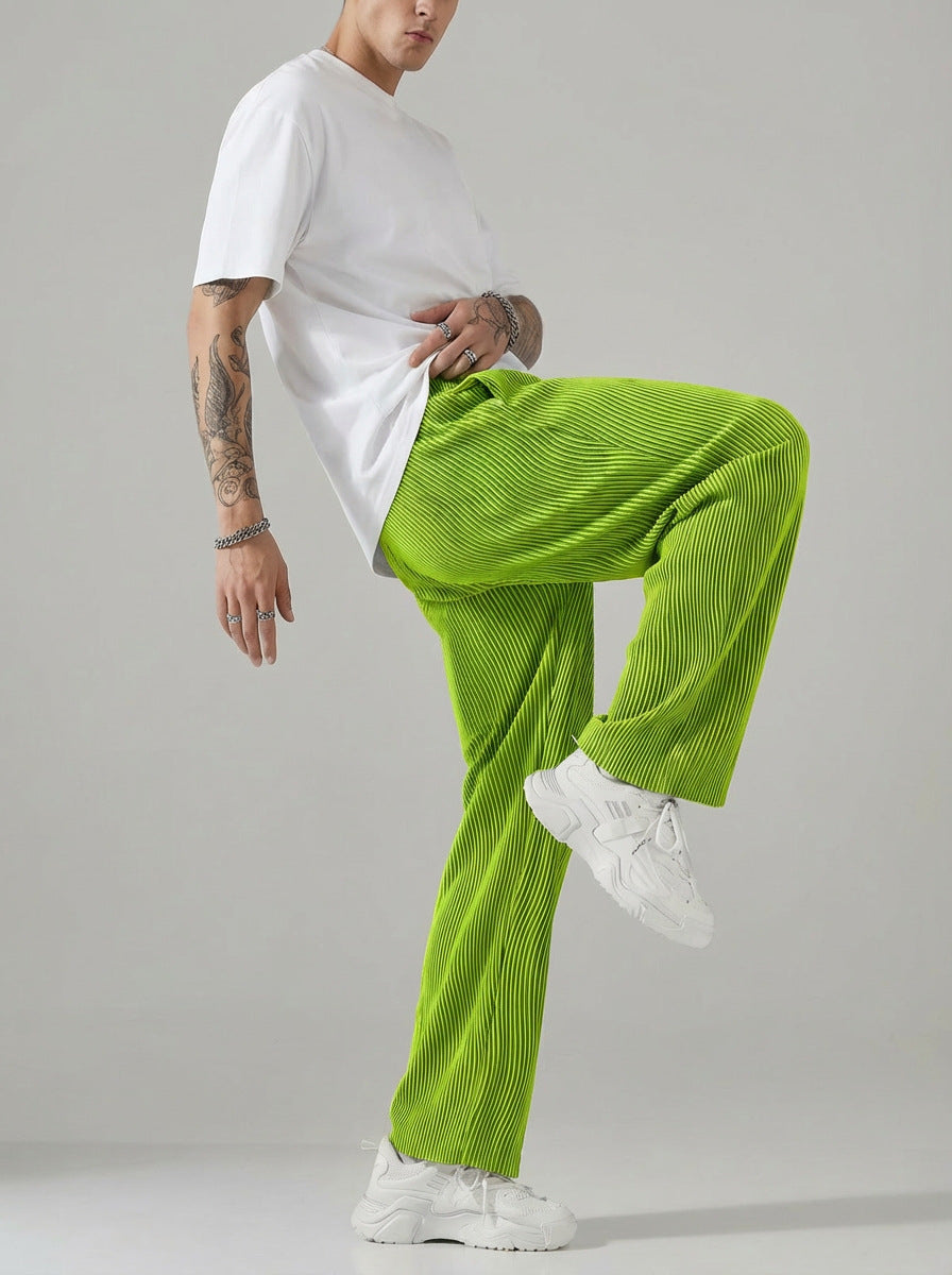Gradient Striped Casual Trousers for Men