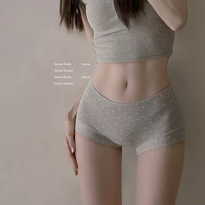 Womens Floral Cotton Boxer Briefs