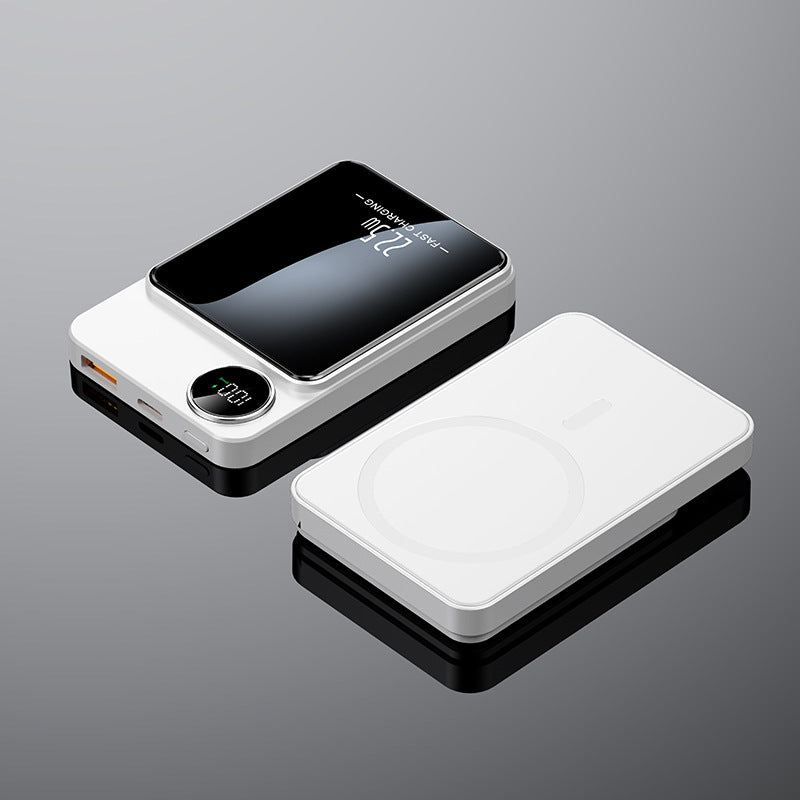 Tik Cross-Border Magsafe Magnetic Wireless Fast Charging Power Bank 10000 Mah Ultra-Thin Mobile Power Supply Wholesale