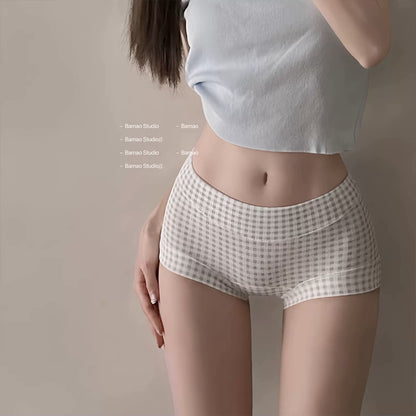 Womens Floral Cotton Boxer Briefs