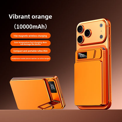 Tik Cross-Border Magsafe Magnetic Wireless Fast Charging Power Bank 10000 Mah Ultra-Thin Mobile Power Supply Wholesale