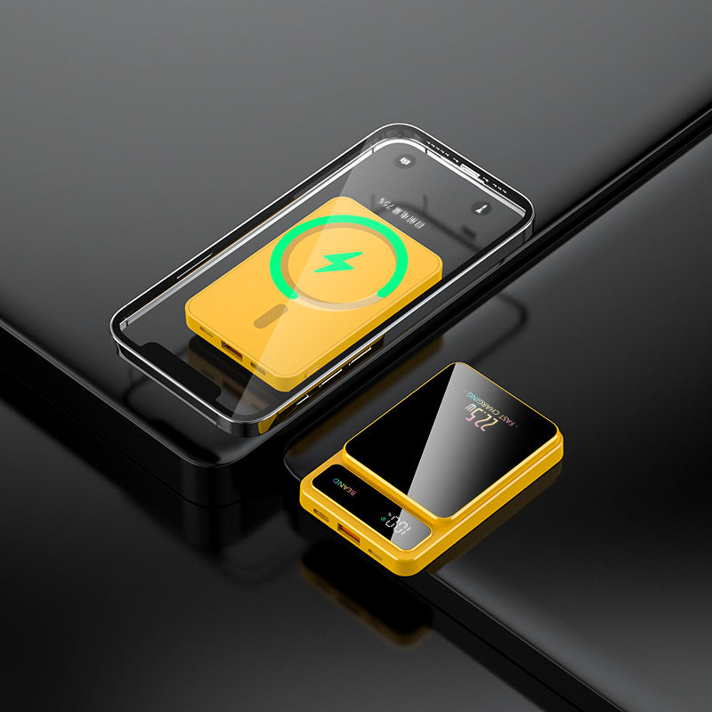 Tik Cross-Border Magsafe Magnetic Wireless Fast Charging Power Bank 10000 Mah Ultra-Thin Mobile Power Supply Wholesale