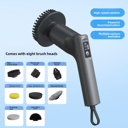 Multifunctional Electric Cleaning Brush with 8 Brush Heads