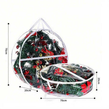 Transparent Storage Bags with Waterproof Protection