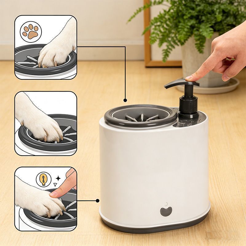 Electric Pet Foot Cleaning Cup