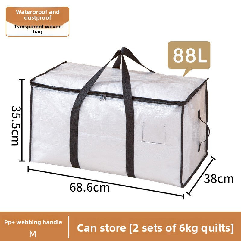 Transparent Storage Bags with Waterproof Protection