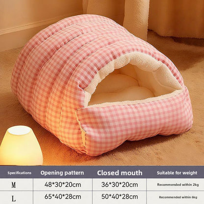 Washable Cat Bed for Pets