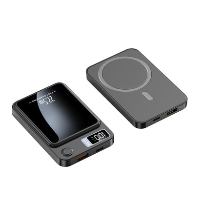 Tik Cross-Border Magsafe Magnetic Wireless Fast Charging Power Bank 10000 Mah Ultra-Thin Mobile Power Supply Wholesale