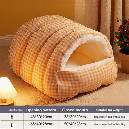 Washable Cat Bed for Pets