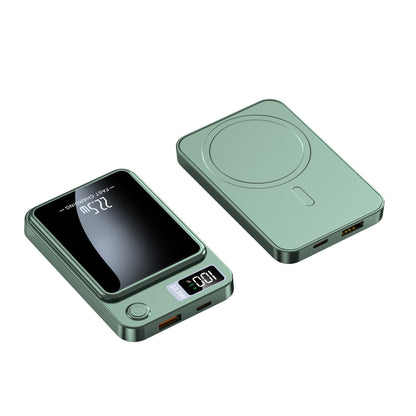 Tik Cross-Border Magsafe Magnetic Wireless Fast Charging Power Bank 10000 Mah Ultra-Thin Mobile Power Supply Wholesale