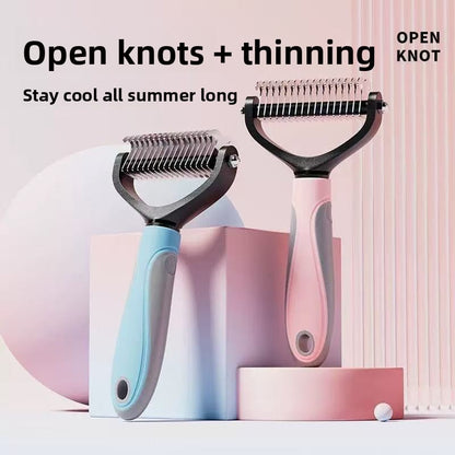 Pet Comb Stainless Steel Pet Cleaning Hair Removal Comb